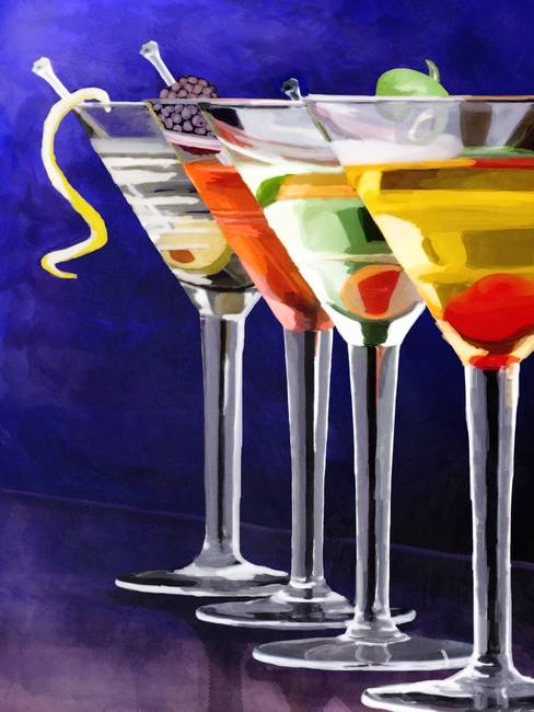 488x650 Cocktail - Cocktail Painting