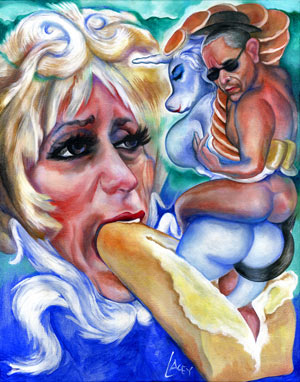 300x382 Dan Lacey, The Painter Of Pancakes 12 12 12 Painting Dr. Orly - Coco Painting