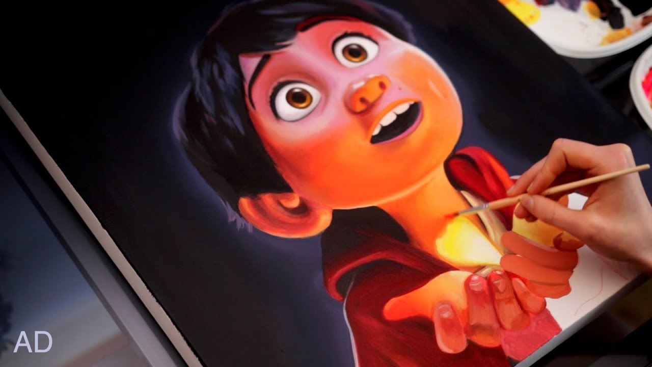 1280x720 Pixar Coco - Coco Painting