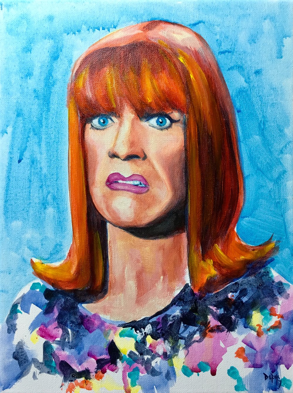 1000x1342 Coco Peru Icons Series 3 By Derek Covington Smith Original - Coco Painting