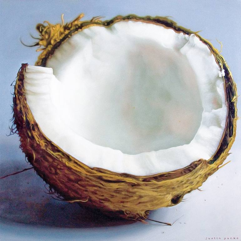 770x770 Saatchi Art Coconut Painting By Justin Yanke - Coconut Painting