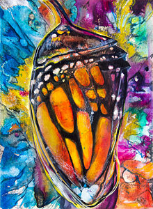 220x300 Cocoon Paintings Fine Art America - Cocoon Painting