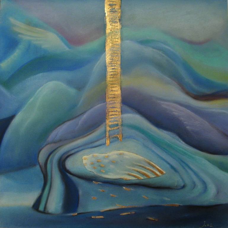 770x771 Saatchi Art Awakening (Cocoon) Painting By Irina Iosip - Cocoon Painting