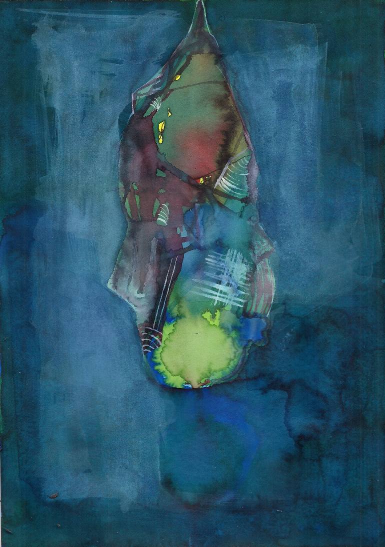 770x1092 Saatchi Art Cocoon Painting By Simis Gatenio - Cocoon Painting