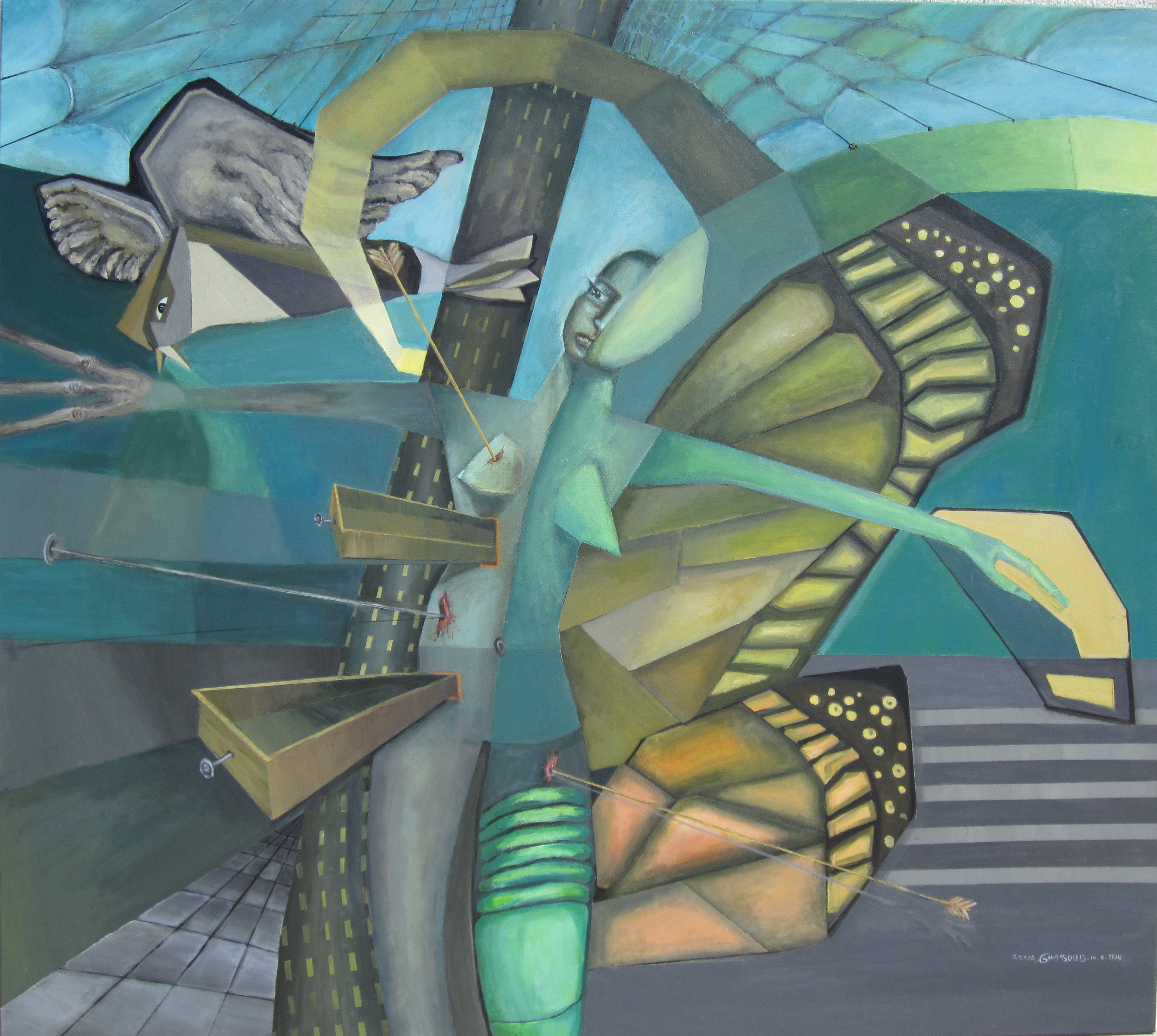 3326x2980 Zenarts Art And Painting Lovers - Cocoon Painting