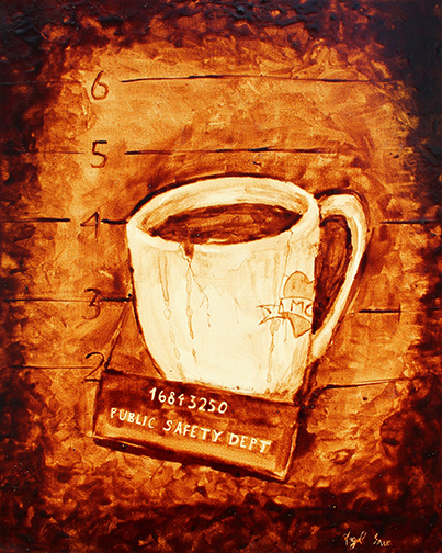 403x504 Coffee Mug Coffee Art - Coffee Cup Art Painting