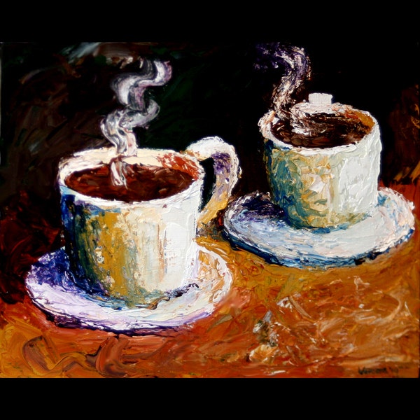 600x600 Mark Webster - Coffee Cup Art Painting