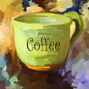 300x300 Coffee Cup Paintings Fine Art America - Coffee Cup Painting