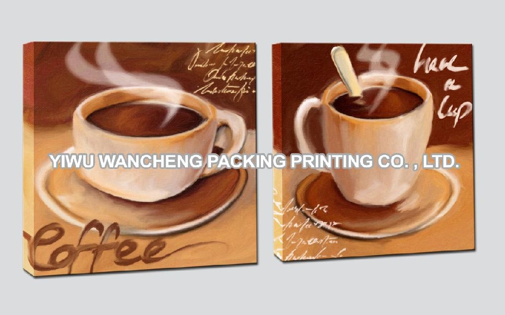 1024x640 Coffee Cup Oil Painting Canvas Art Printing - Coffee Cup Painting On Canvas