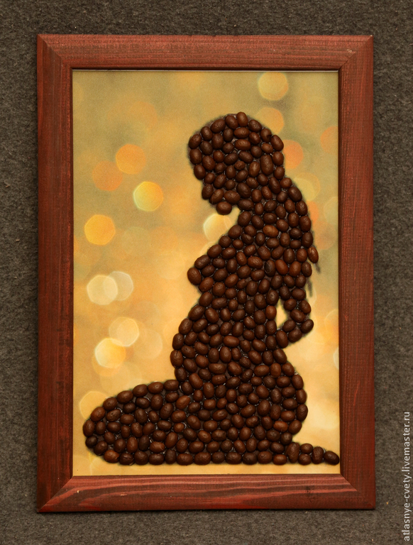 582x768 Coffee Painting The Expectant Mother Shop Online On Livemaster - Coffee Painting
