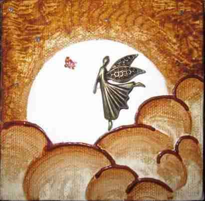 411x403 Coffee Painting On Canvas - Coffee Painting