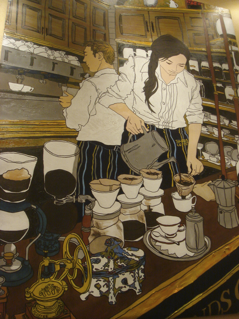 768x1024 Giant Coffee Shop Painting This Is - Coffee Shop Painting