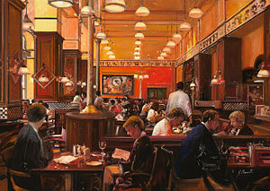 300x213 Coffee Shop Paintings Fine Art America - Coffee Shop Painting