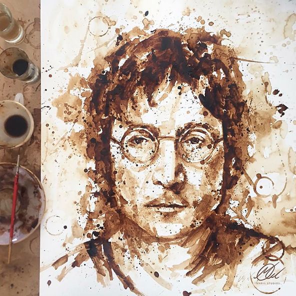 592x592 Most People Fend Off Coffee Stains With Bleach And Whitestrips - Coffee Stain Painting