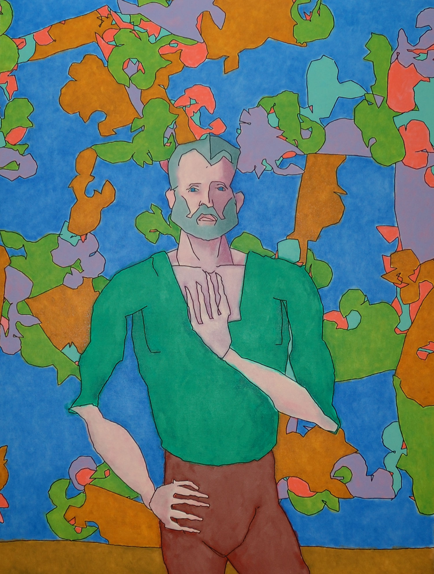 1500x1985 When The Painter Learned To Program Flash Art - Cohen Painting