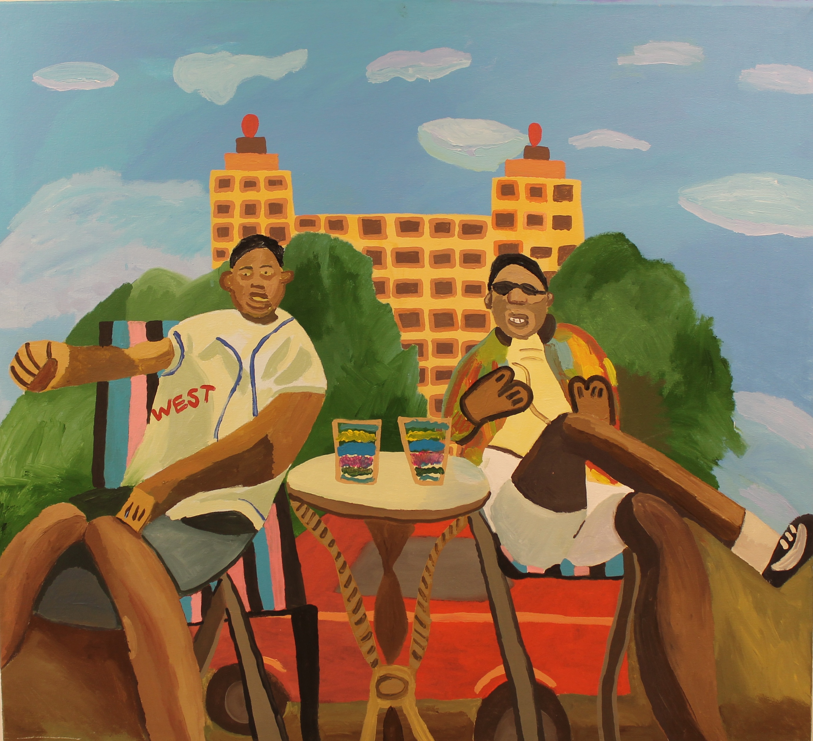 2769x2521 Artist Talk By Alex Bradley Cohen Carrie Secrist Gallery - Cohen Painting