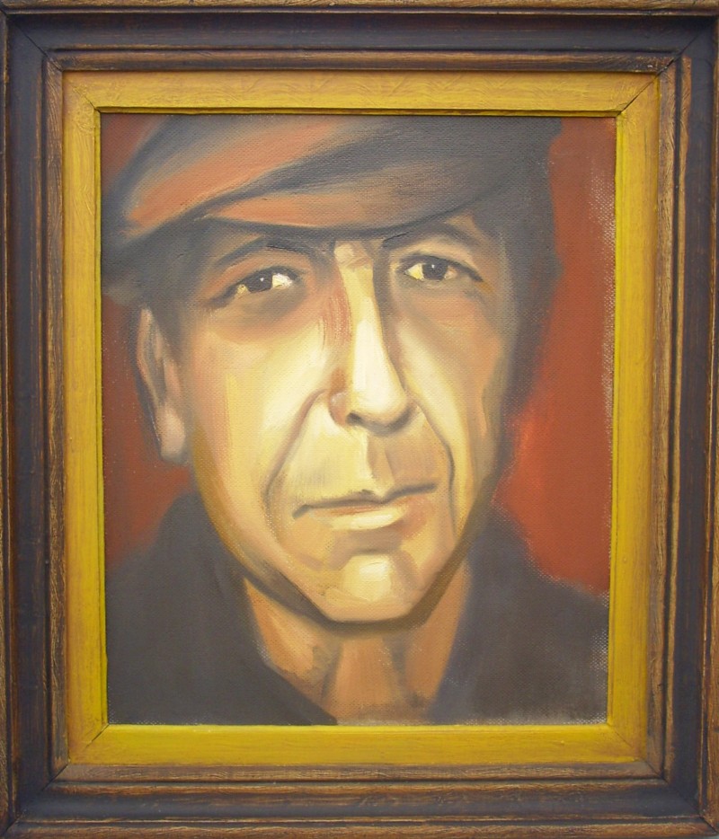 800x934 Buy Portret Of Leonard Cohen - Cohen Painting