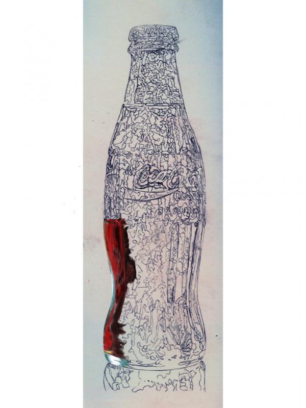 600x800 Ipad Coke Painting Wip - Coke Painting