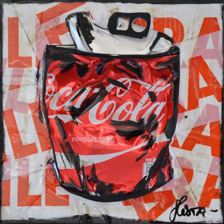 458x458 Unique Artwork Fragile Coke From The Artist Sophie Costa, Pop Art - Coke Painting