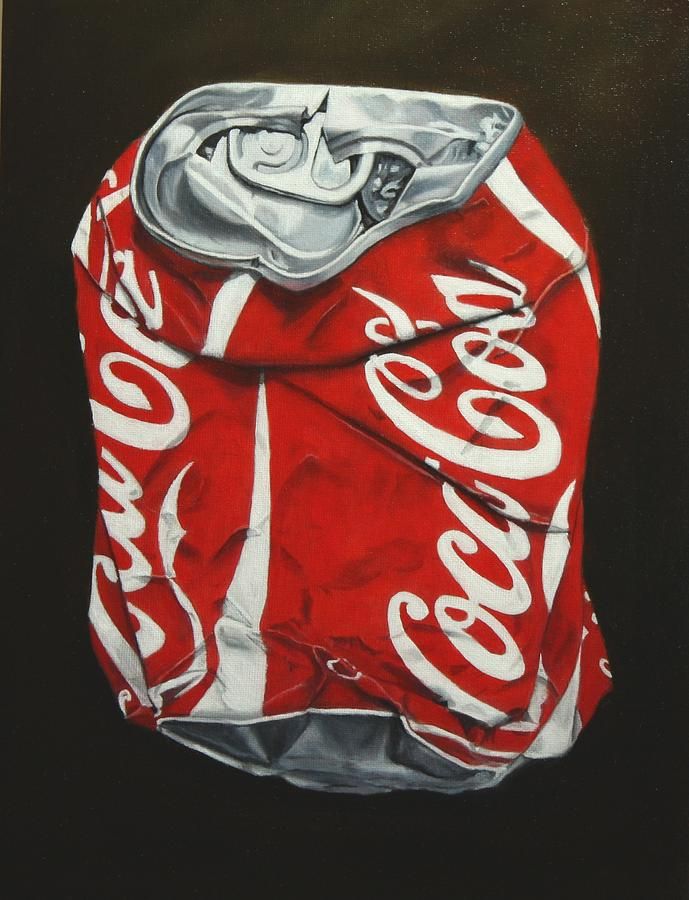 689x900 Coke Can Art - Coke Painting