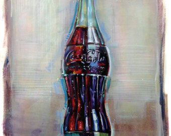 340x270 Coke Art Coca Cola Painting Sign - Coke Painting