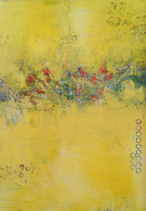 553x800 Cold Wax And Oil - Cold Wax Painting