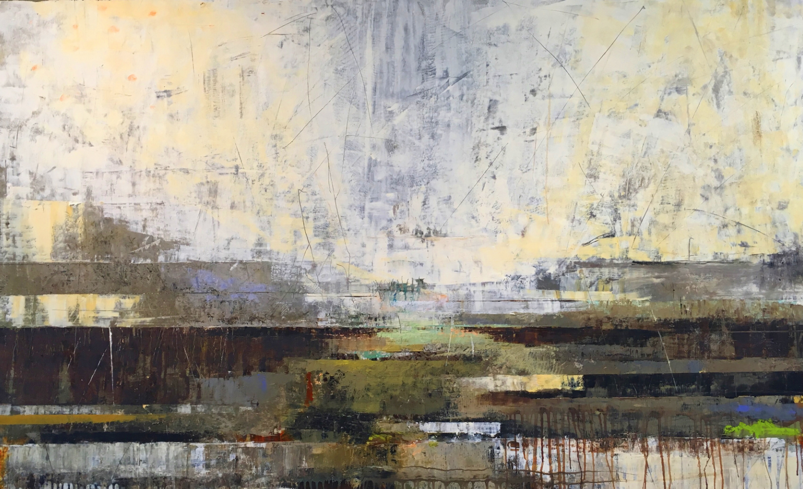 1564x954 Helen Shulman Cold Wax Painting - Cold Wax Painting