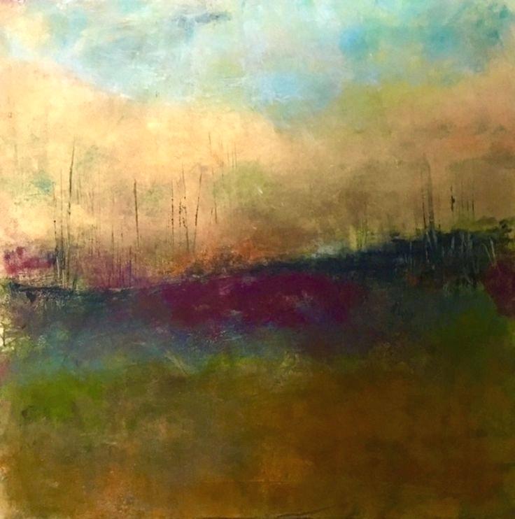 736x742 Cold Wax Painting Happy - Cold Wax Painting