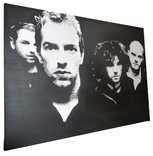 300x305 Milkyone Creative Coldplay - Coldplay Painting