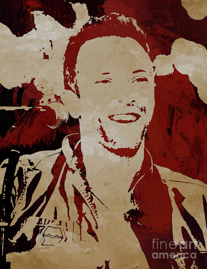 692x900 Chris Martin Coldplay Painting By Gull G - Coldplay Painting