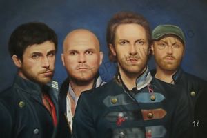 300x200 Coldplay, Chris Martin - Coldplay Painting
