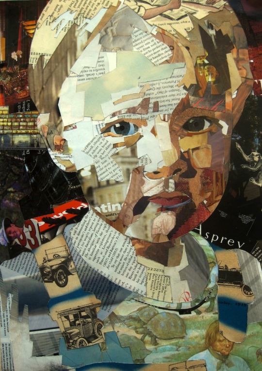 540x764 Patrick Bremer Collages Born Out Of Portrait Painting Mutantspace - Collage Painting