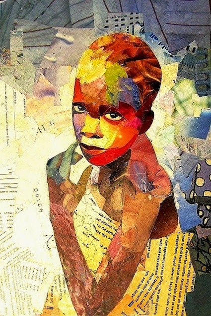 425x634 Benon Lutaaya - Collage Painting Artists