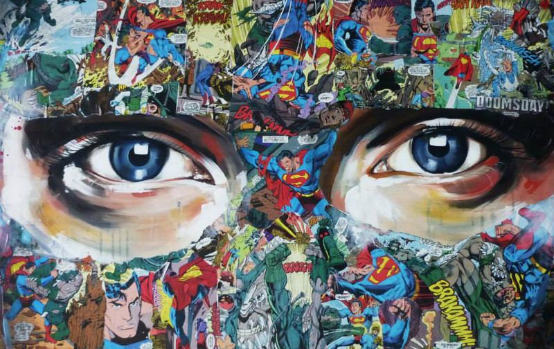 800x504 Biography Of Sandra Chevrier Widewalls - Collage Painting Artists