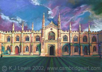 360x253 Painting New Court, Corpus Christi College, University - College Painting