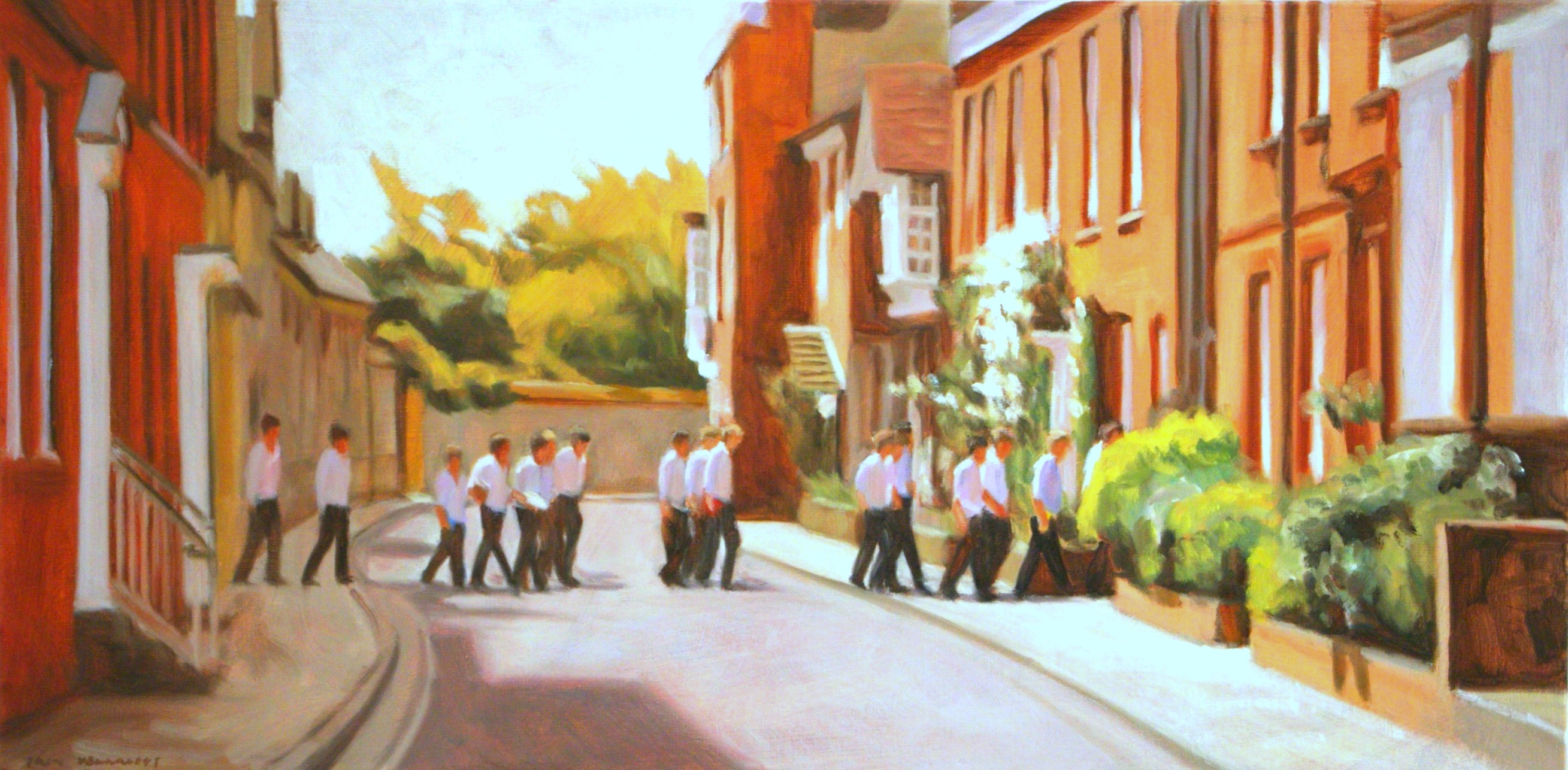 2618x1286 Back To Winchester Painting Inoils - College Painting