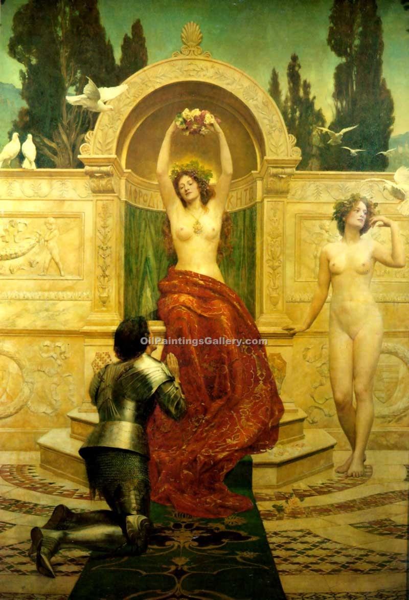 800x1173 In The Venusberg Tannhauser By John Collier (Painting Id Cl 3440 Ka) - Collier Painting