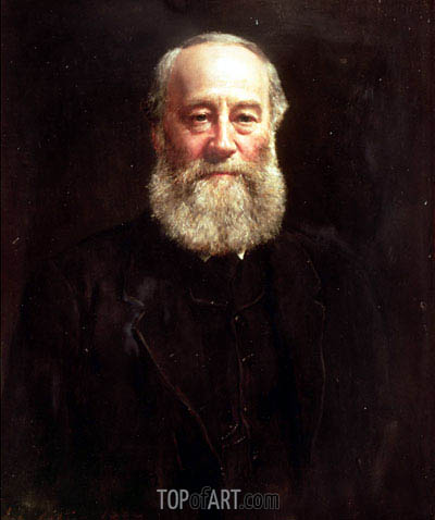 400x478 Portrait Of James Prescott Joule John Collier Painting - Collier Painting