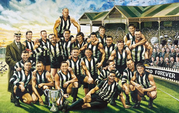 600x380 Team Of The Century Collingwood Forever - Collingwood Painting