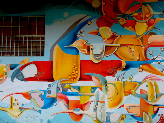 630x473 Bogota Street Art - Colombian Painting