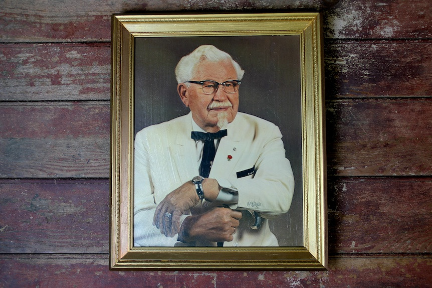 862x574 Colonel Sanders Has Arrived! - Colonel Sanders Painting