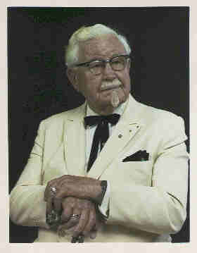280x359 Harland Sanders (Road Not Taken) Alternative History Fandom - Colonel Sanders Painting
