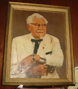 254x288 Winning Bid!!! - Colonel Sanders Painting