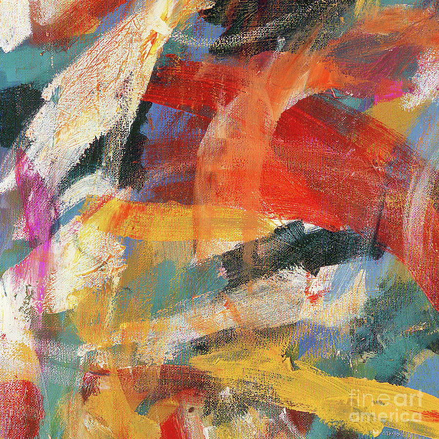 900x900 Color Blast Painting By Noa Yerushalmi - Color Blast Painting