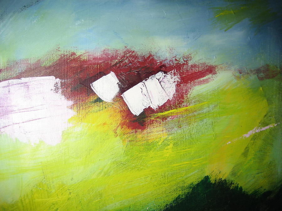 900x675 Color Blast Painting By Dotti Hannum - Color Blast Painting