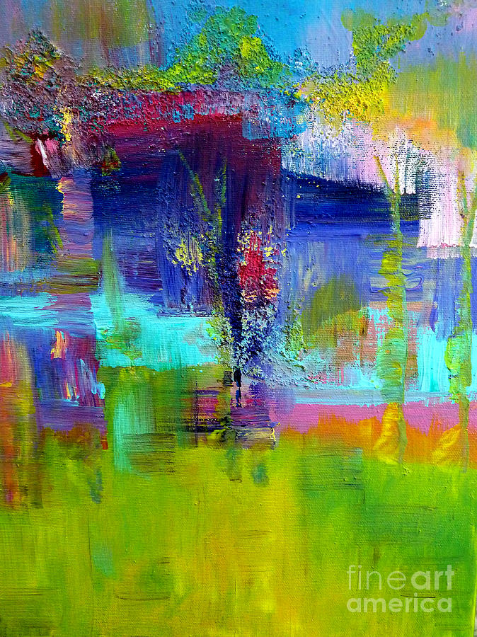 674x900 Color Blocks Painting By Claire Bull - Color Block Painting