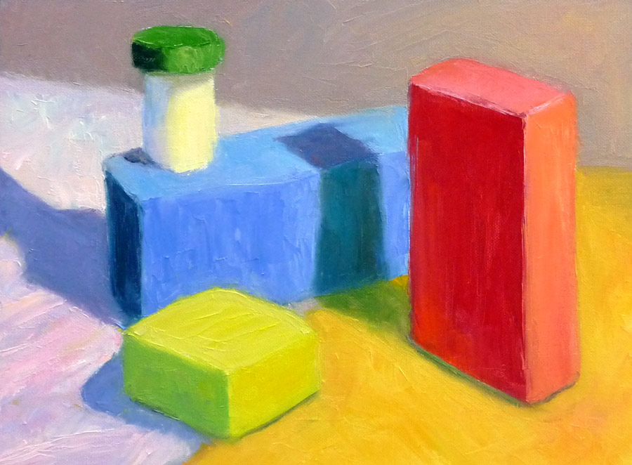 900x662 Still Learning To See Color Block Study (After Hensche) Jana - Color Block Painting Artist