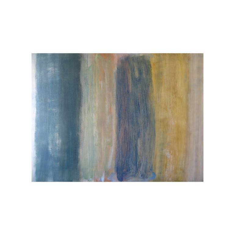 770x770 Saatchi Art Original Large Abstract Painting 206 Neutral Blue - Color Block Painting On Canvas
