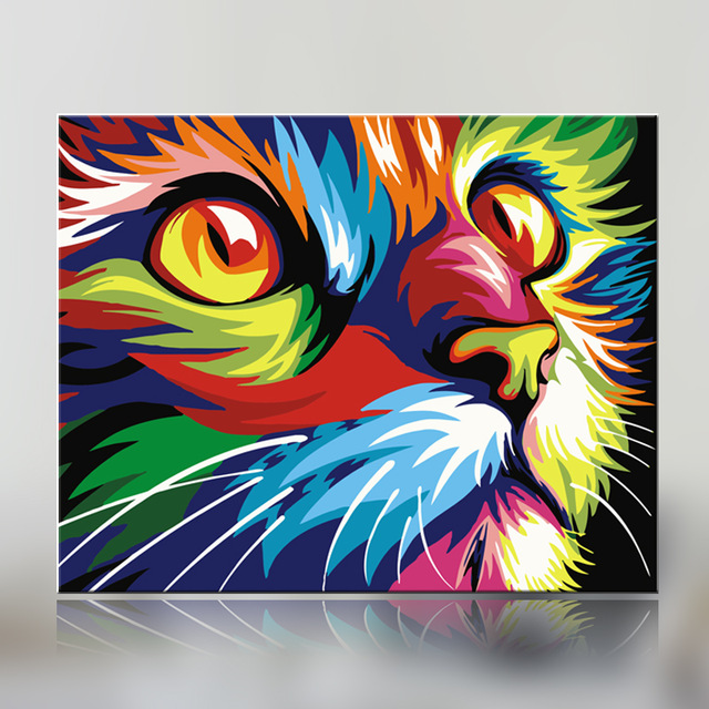 640x640 Coloring By Numbers Oil Painting Picture Diy Handmade Wall Art - Color By Number Painting