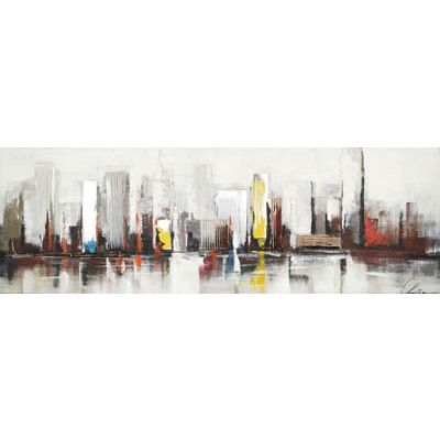 400x400 Shop 20 Inch X 59 Inch Color City Oil Painting Wall Art - Color City Painting